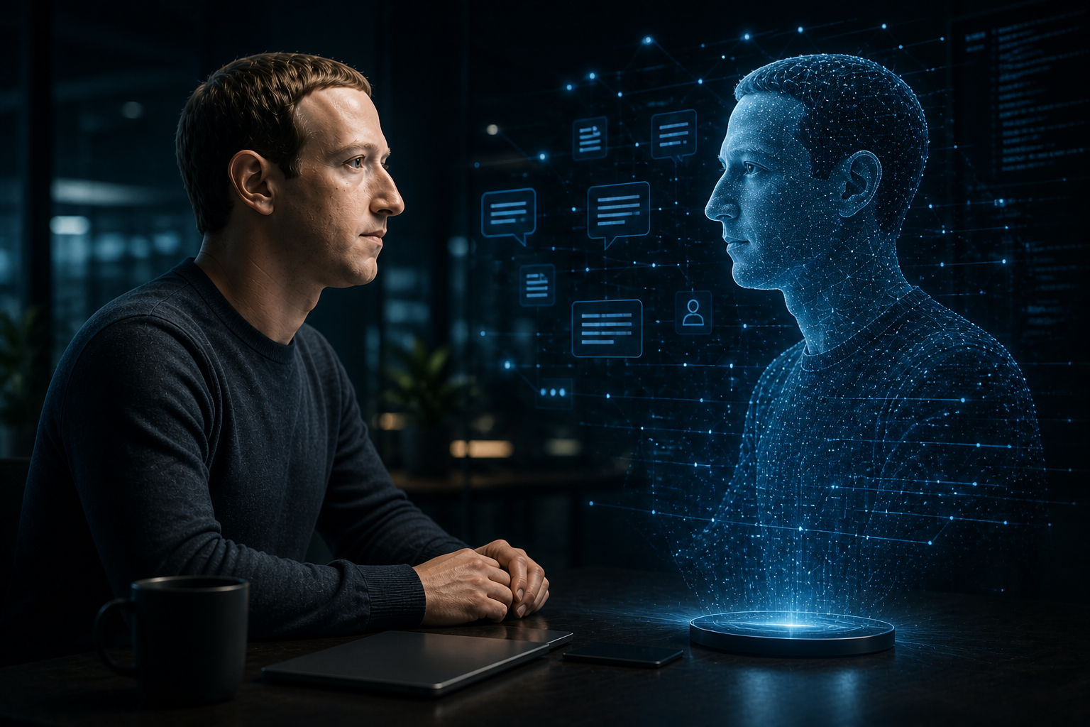 Meta Is Building an AI Clone of Zuckerberg — What That Tells Us About the Future of Leadership